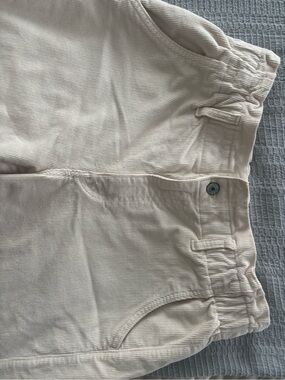 American Eagle Outfitters Cream Corduroy Pants